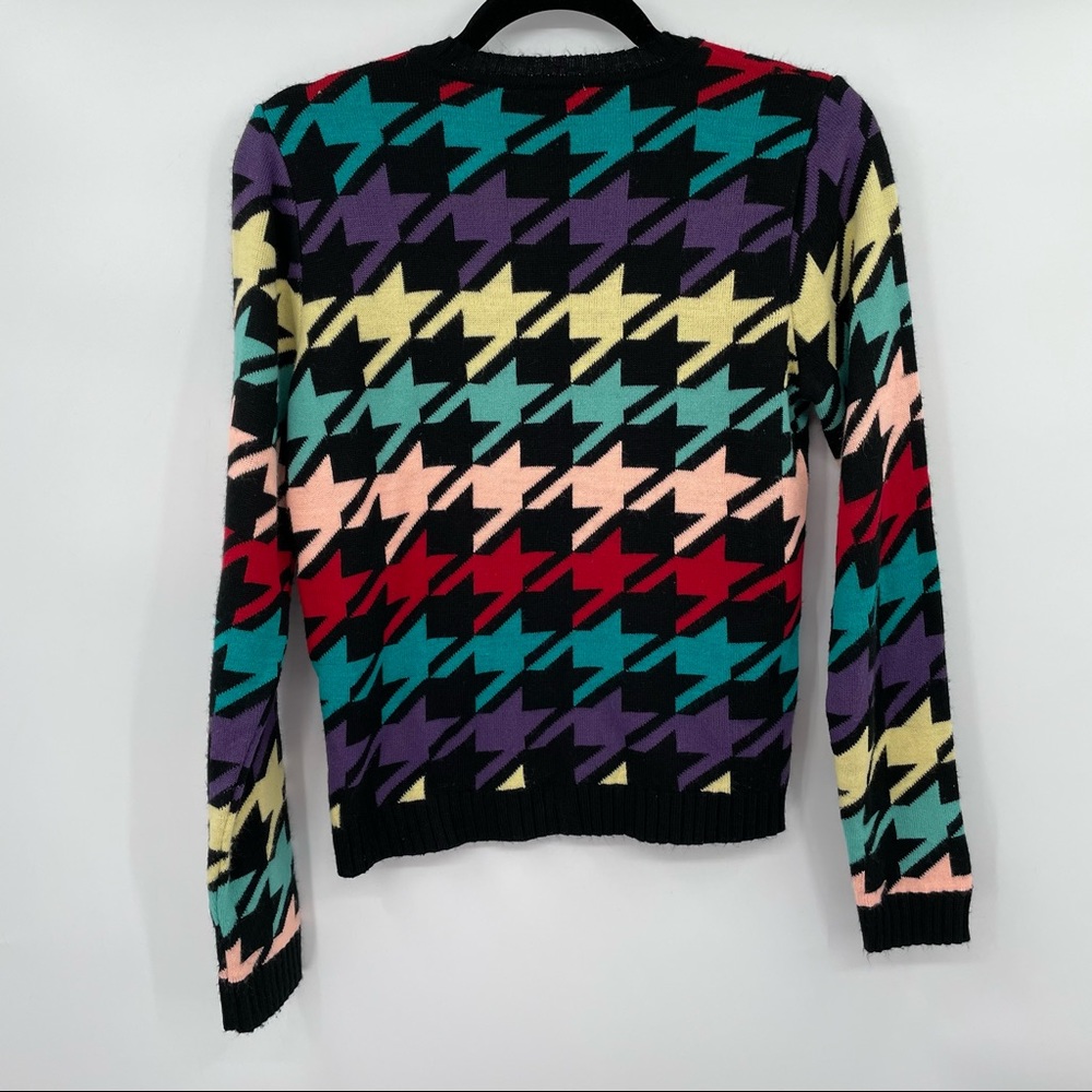 ASOS Multicolor Houndstooth Cardigan - Picture 9 of 13